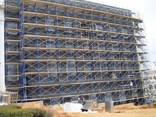 Scaffolding and Buildings